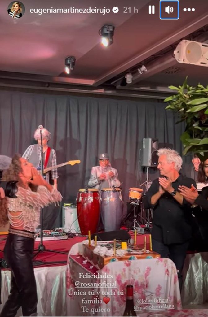 Rosario Flores disfruta de una gran fiesta por su 60 cumpleaños