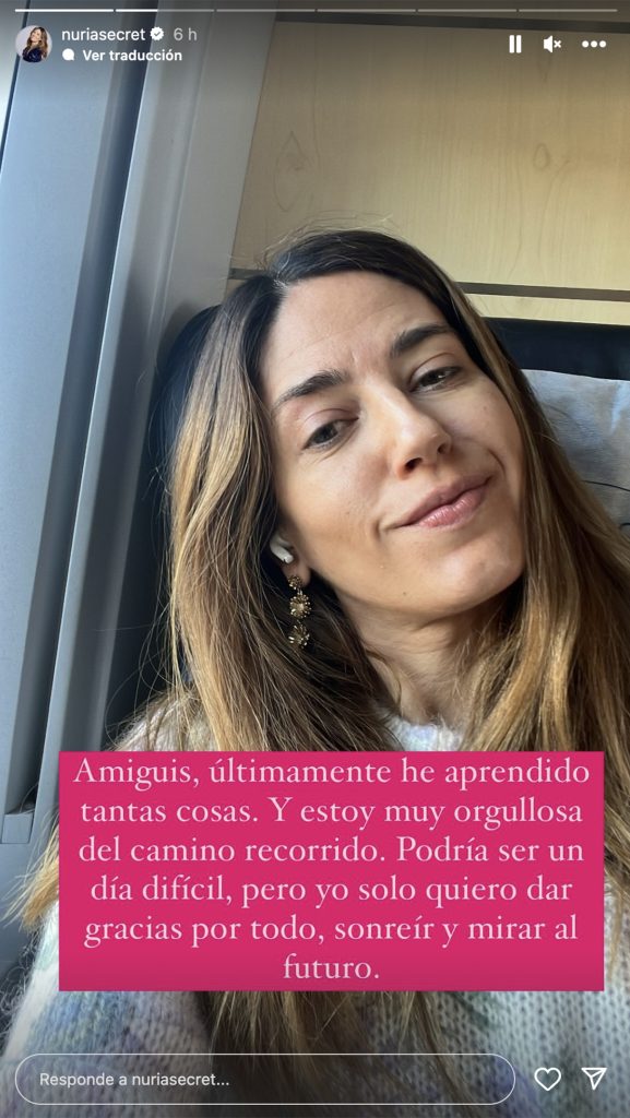 Núria Marín se explica a través de sus redes sociales.