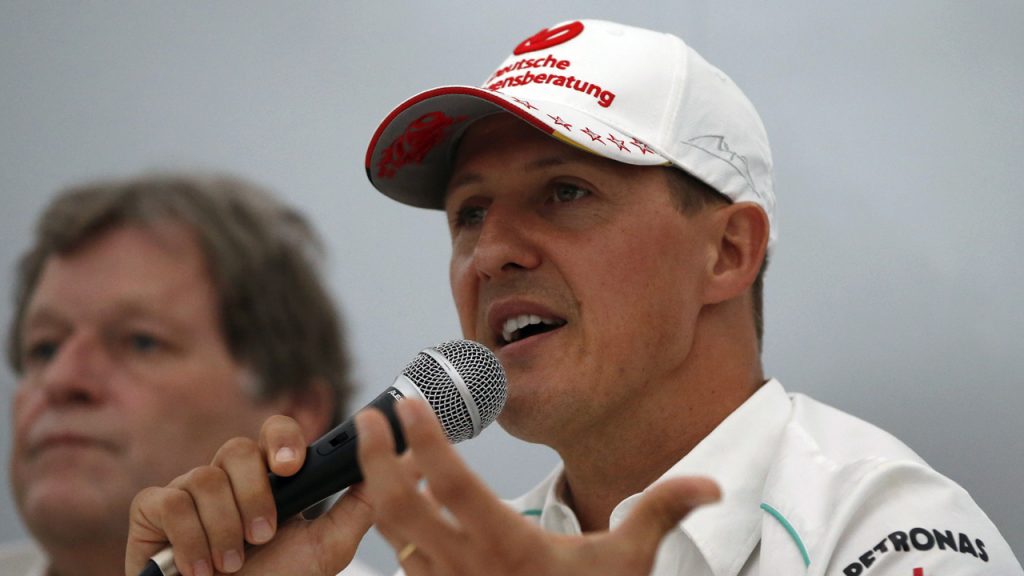 El deportista Michael Schumacher antes de sufrir su fatal accidente