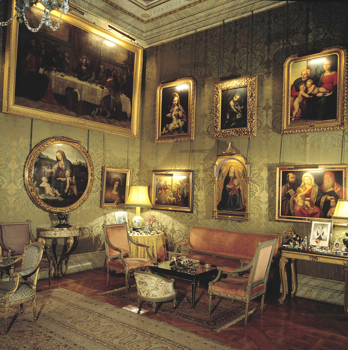 El salón interior del Palacio de Liria.