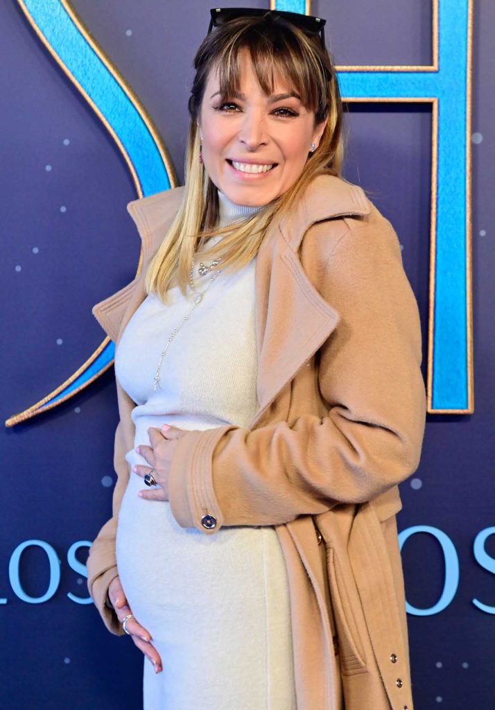 Gisela posa embarazada durante un photocall