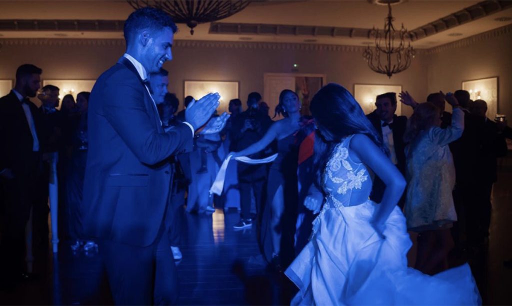 Isa Pantoja baila con su segundo vestido en su boda con Asraf Beno.