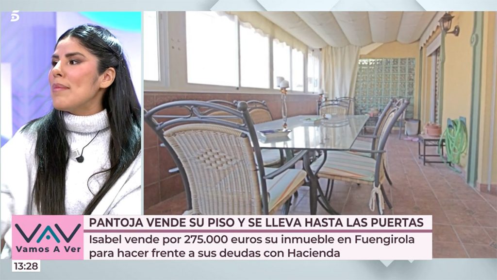 Isa Pantoja habla sobre el ático de Fuengirola en 'Vamos a ver'.