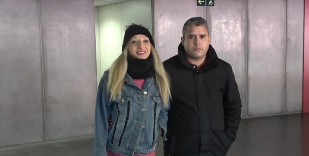 José Fernando Ortega acude al partido 'Artistas vs Famosos' con su novia Michu