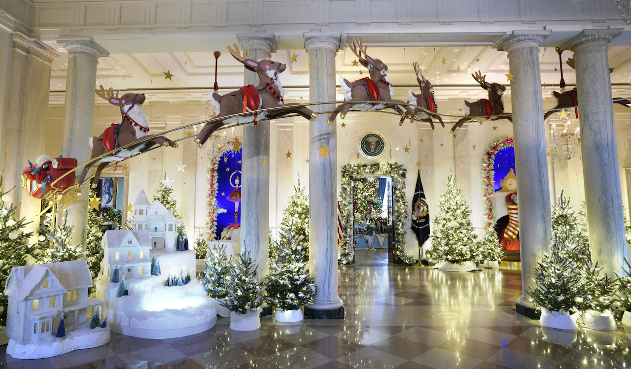 Decoración Navidad Casa Blanca