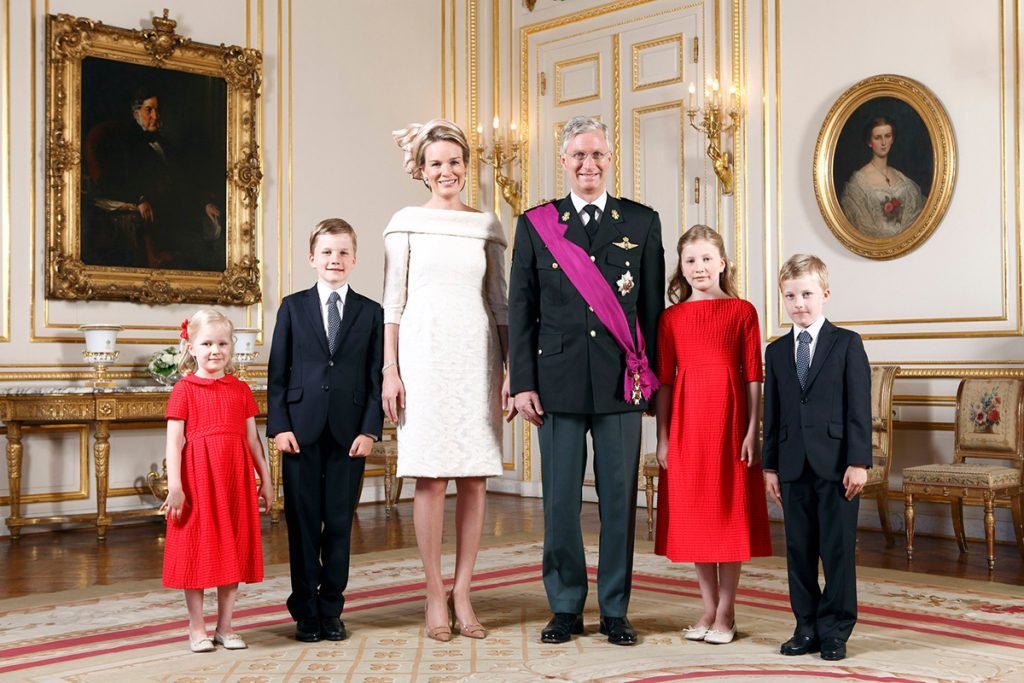 La tarjeta navideña de la Familia Real belga en 2013
