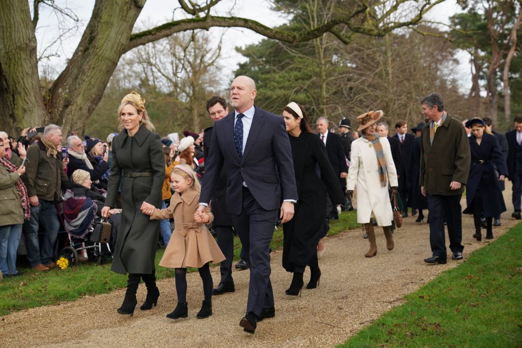 La Familia Real británica, unida en la tradicional misa de Navidad