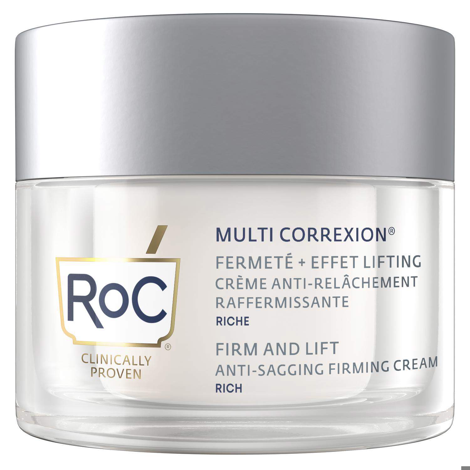 Crema facial reafirmante anti-flacidez Firm + Lift Multi Correxion RoC 50 ml. – 34,10€