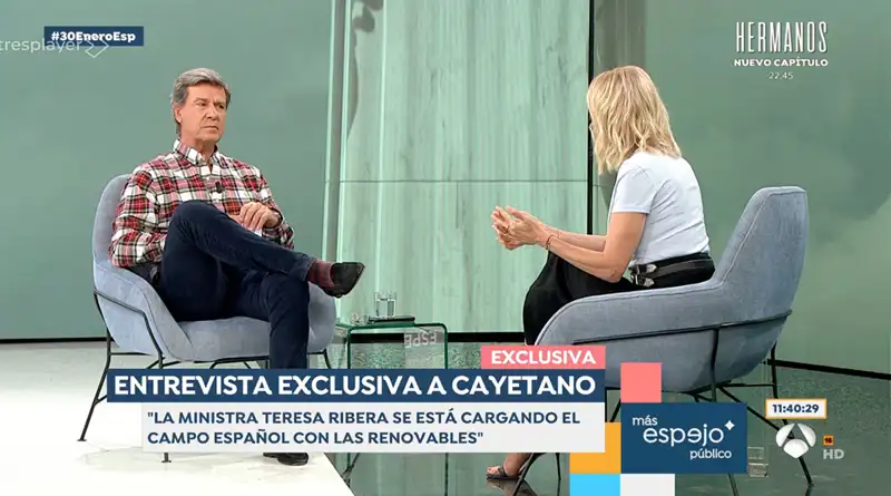 Cayetano Martínez de Irujo, entrevistado por Susanna Griso