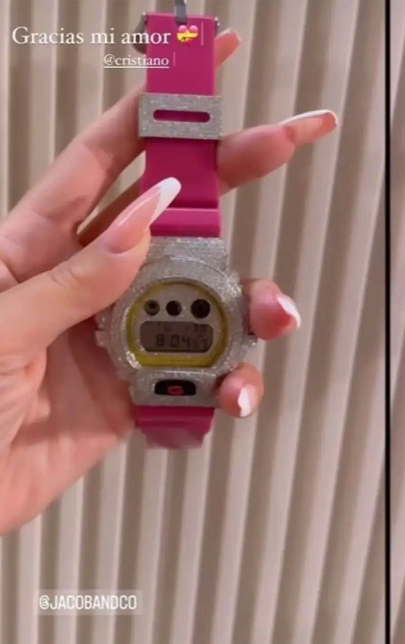 El exclusivo reloj Casio que Cristiano Ronaldo ha regalado a Georgina Rodríguez