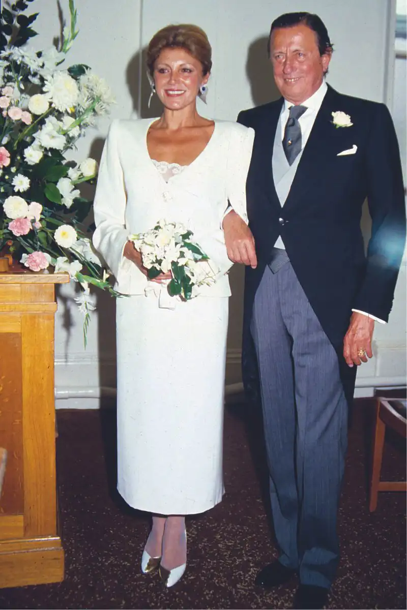 Tita Cervera estuvo casada en tres ocasiones, siendo una de ellas con el barón Thyssen