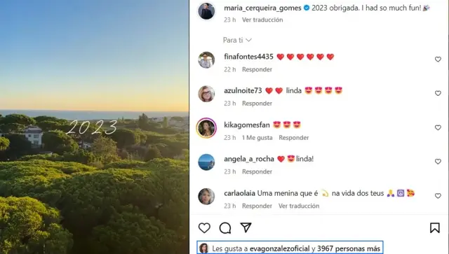 Eva González, 'pillada' cotilleando el Instagram de María Cerqueira, pareja de Cayetano Rivera