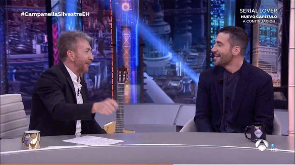 Pablo Motos entrevista a Miguel Ángel Silvestre en 'El Hormiguero'.