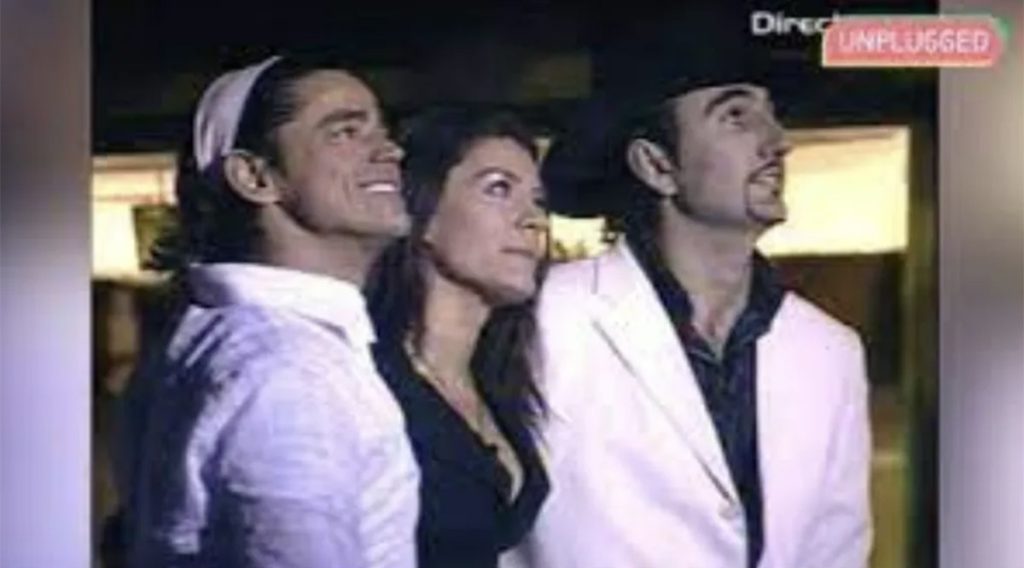 Conrad Chase en la final de 'Gran Hermano 6' junto a Natacha Jaitt y Juanjo Mateo.