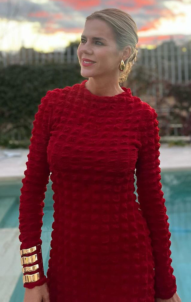 Amelia Bono vestido Sfera textura