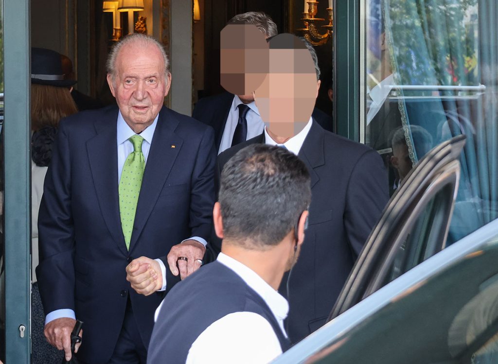 El Rey Juan Carlos durante una estancia en Ginebra