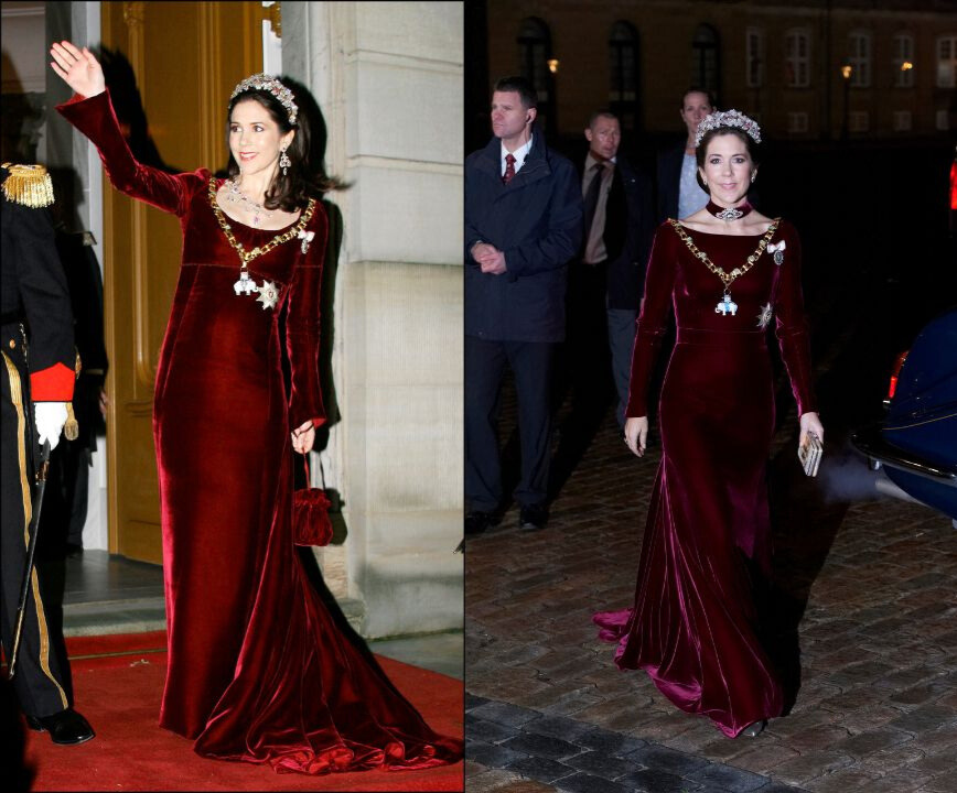 El vestido talismán de Mary de Dinamarca: todo lo que esconde el look de la cena de gala