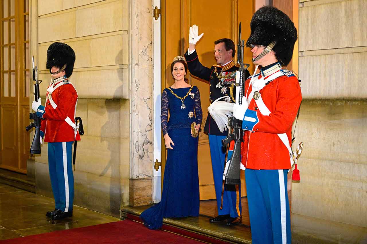 El príncipe Joaquín y la princesa Marie, primera aparición pública tras la abdicación de la Reina Margarita