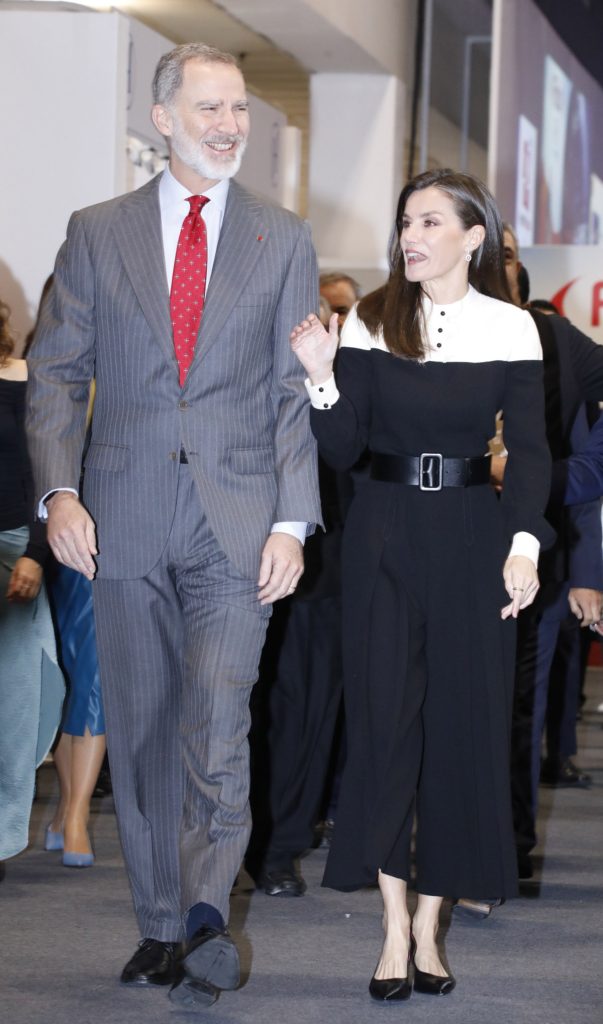 Los Reyes Felipe y Letizia, a su llegada a Ifema para inaugurar FITUR 2024