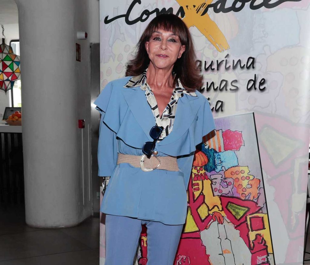 María Ángeles Grajal posa durante un evento en Madrid