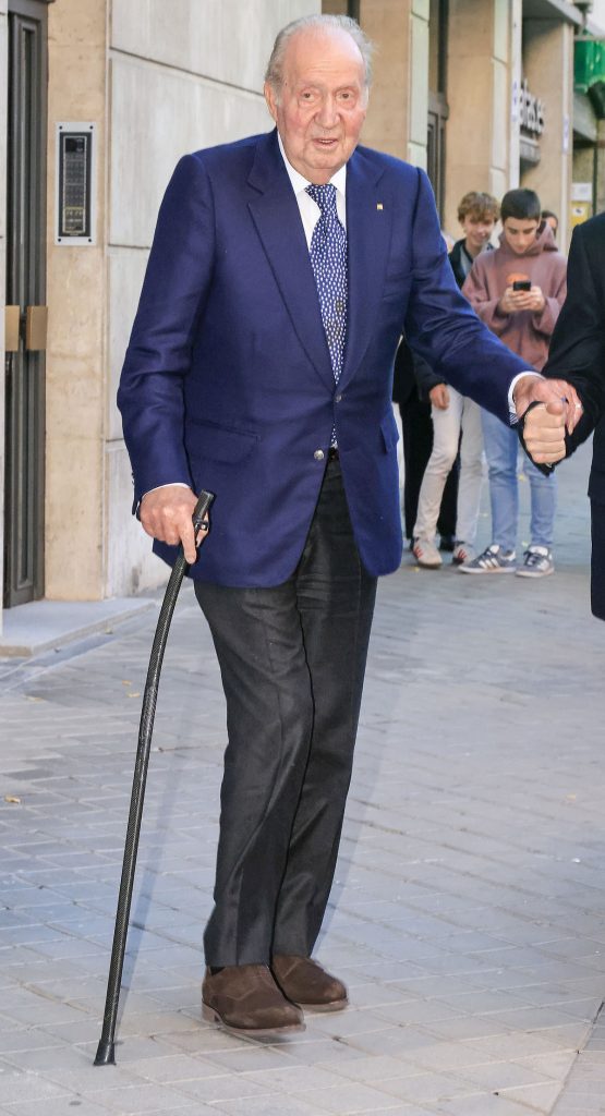 El Rey Juan Carlos, en su última visita a Madrid para el 60 cumpleaños de la Infanta Elena 