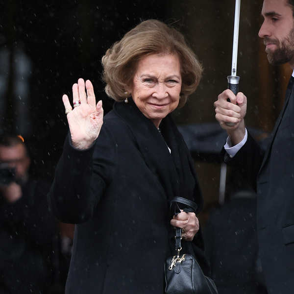La Reina Sofía en el funeral de Víctor Manuel de Saboya