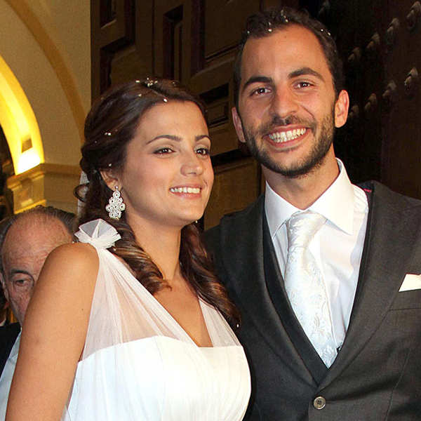 Alba Muñoz y Antonio Tejado en su boda en 2011