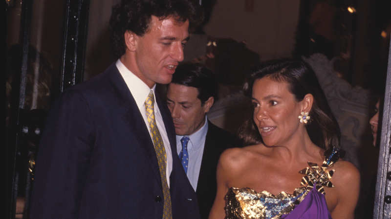 Ana Obregón y Alessandro Lequio en 1990