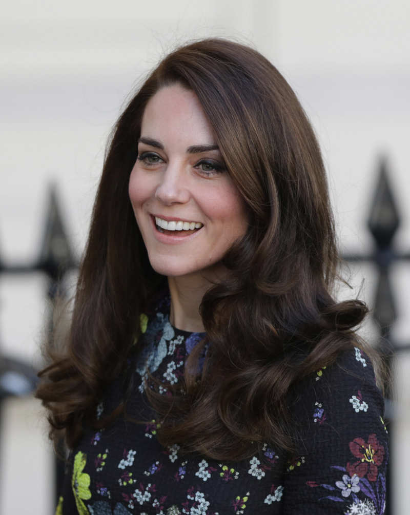 Kate Middleton con pelo brillante