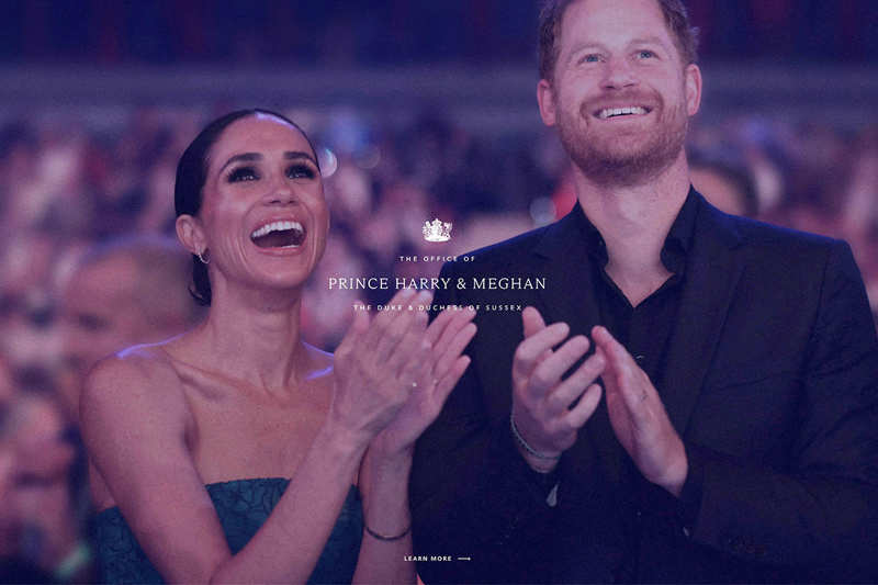 La nueva web del príncipe Harry y Meghan Markle