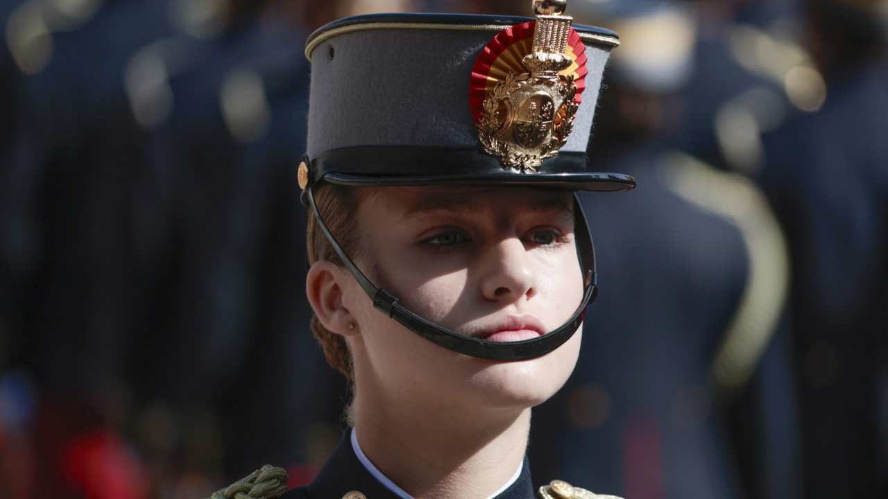 La Princesa Leonor reaparece para celebrar el 142 aniversario de la Academia Militar de Zaragoza