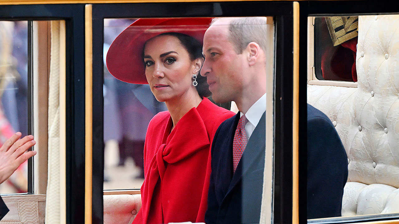 Kate Middleton y el príncipe Guillermo en una foto de archivo