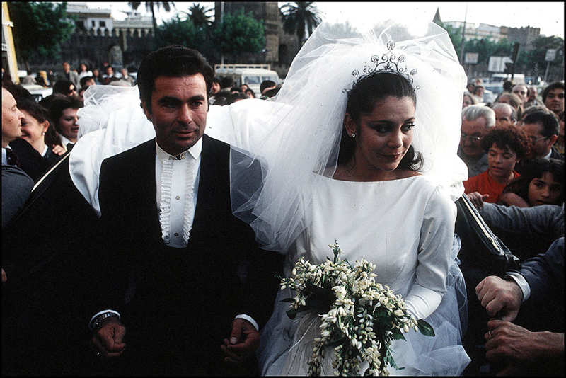 Isabel Pantoja y Paquirri el día de su boda