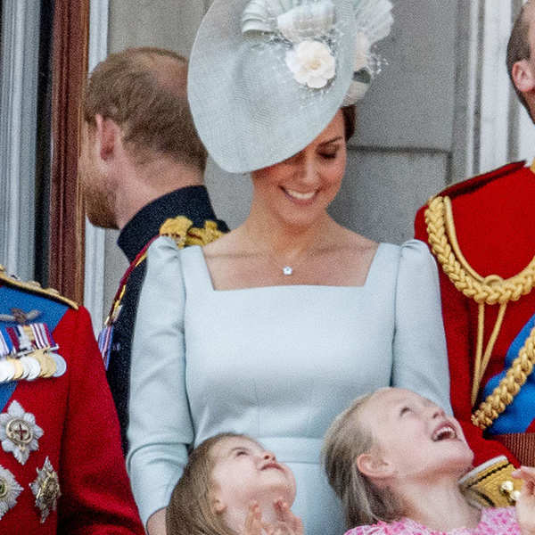 La Familia Real británica en el Trooping the Colour