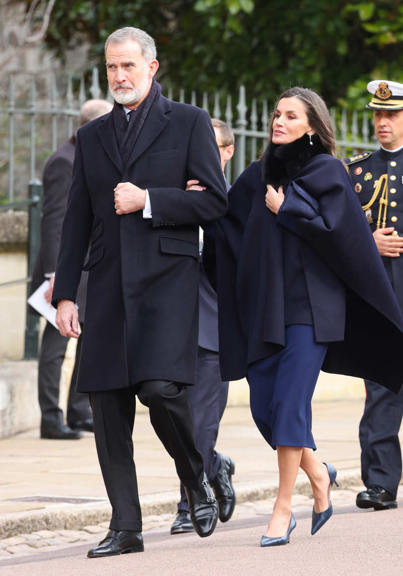 Felipe VI y la Reina Letizia esta mañana en Londres