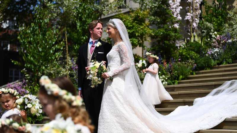 Thomas Kingston y Gabriella Windsor el día de su boda