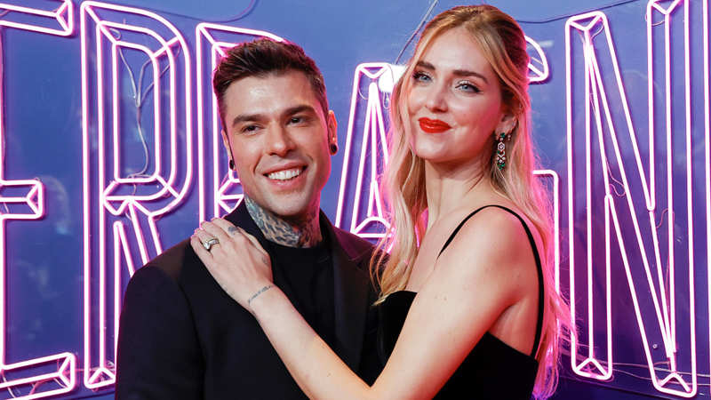 Chiara Ferragni y Fedez en una foto de archivo