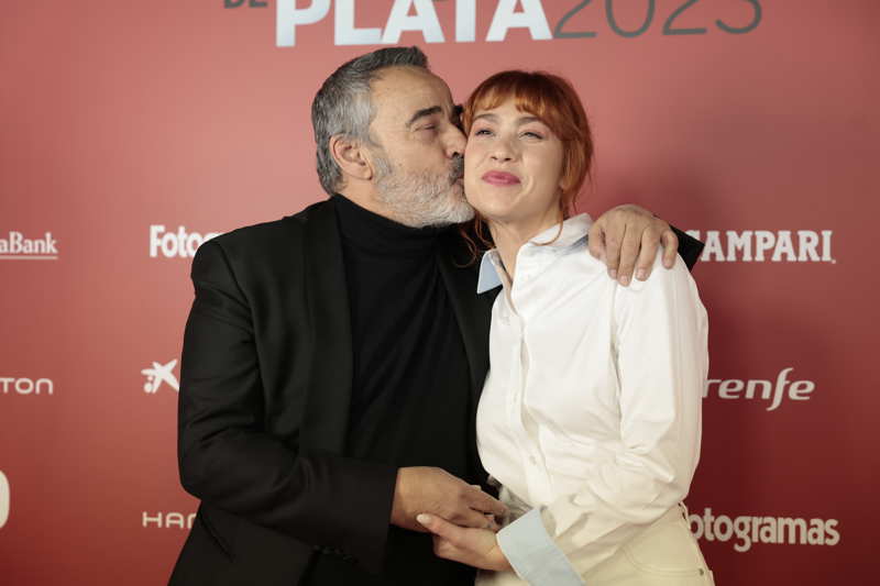 Eduard Fernández y su hija Greta Fernández