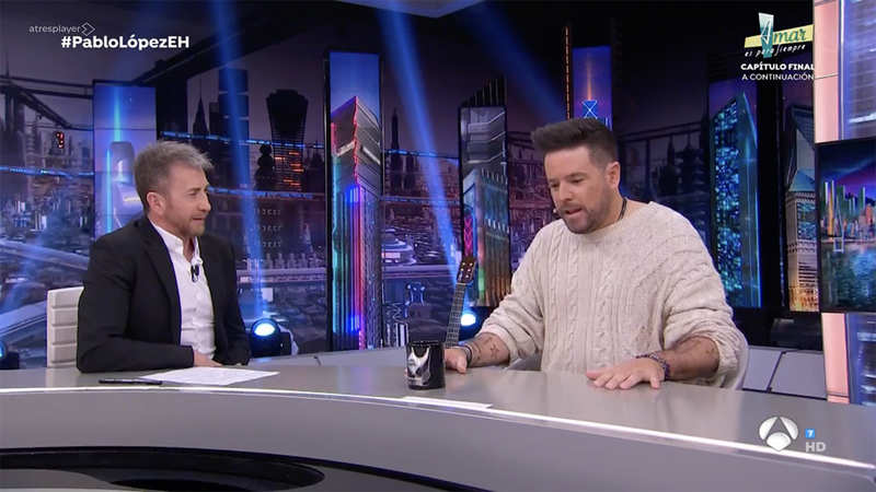 Pablo López y Pablo Motos en 'El Hormiguero'