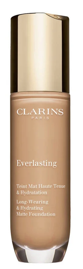 Esta base de maquillaje de Clarins promete una duración de hasta 24 horas. 