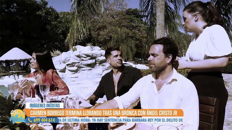 Zayra Gutiérrez, Javier Ungría, Claudia Martínez y Mario González en la preconvivencia de 'Supervivientes'