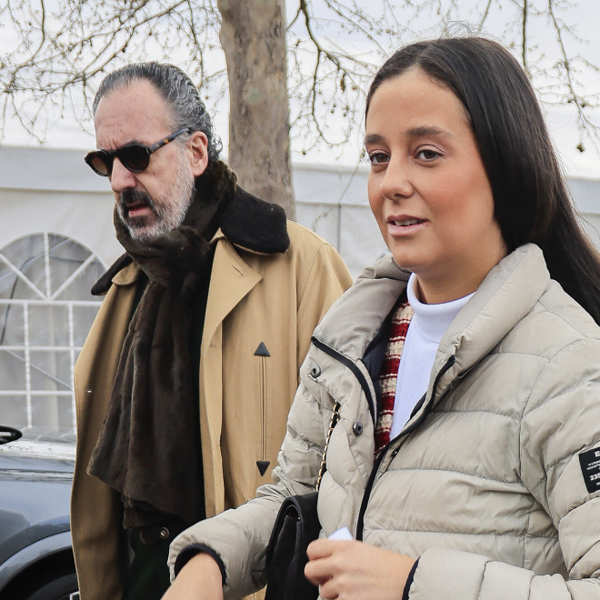 Victoria Federica y su padre, Jaime de Marichalar, en Illescas. 