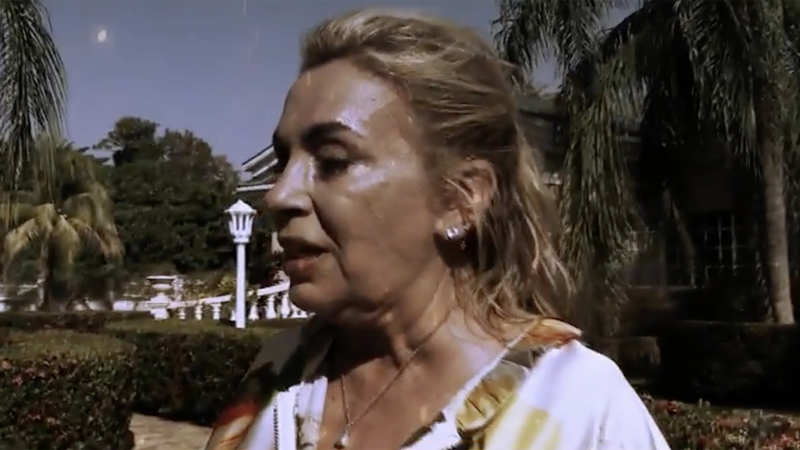 Carmen Borrego en la preconvivencia de 'Supervivientes'.