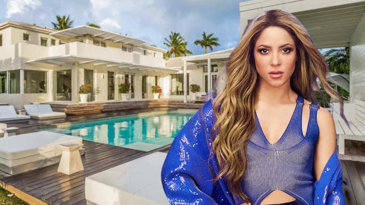 La casa de Shakira en Miami de 11 millones de dólares en fotos: piscina, gimnasio y hasta puerto privado 