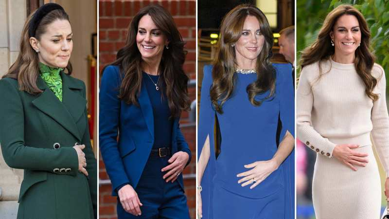 Kate Middleton se tocaba la barriga de manera habitual en sus últimas fotos
