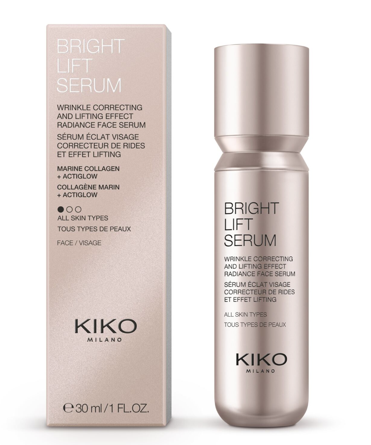 Este sérum con efecto lifting de Kiko Milano es el primer paso para elaborar un maquillaje de efecto 'lifting'.
