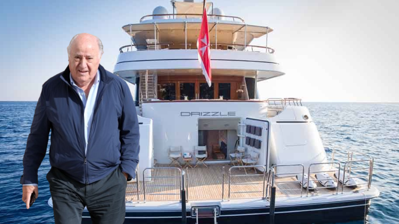 FOTOS: así es el lujoso yate de Amancio Ortega, a la venta por 76 millones  de euros