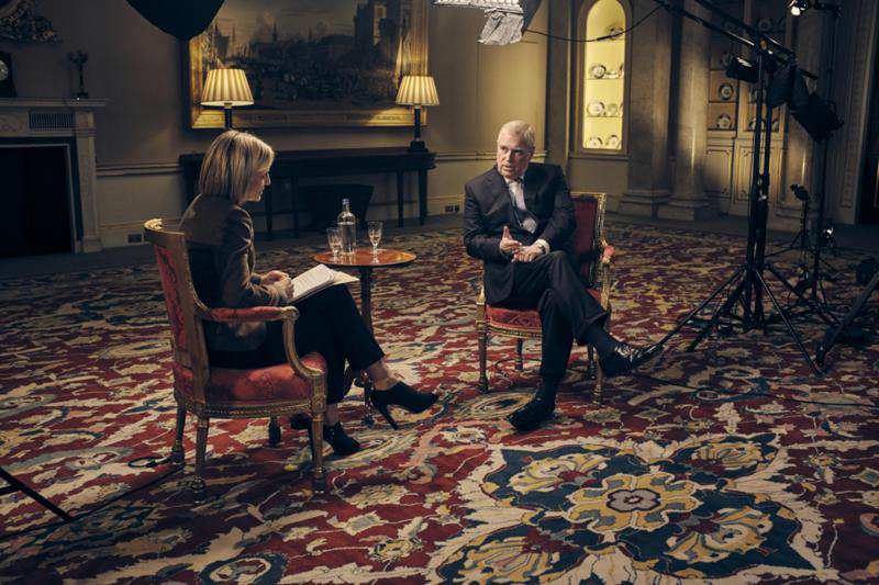 El Príncipe Andrés en la polémica entrevista con la BBC