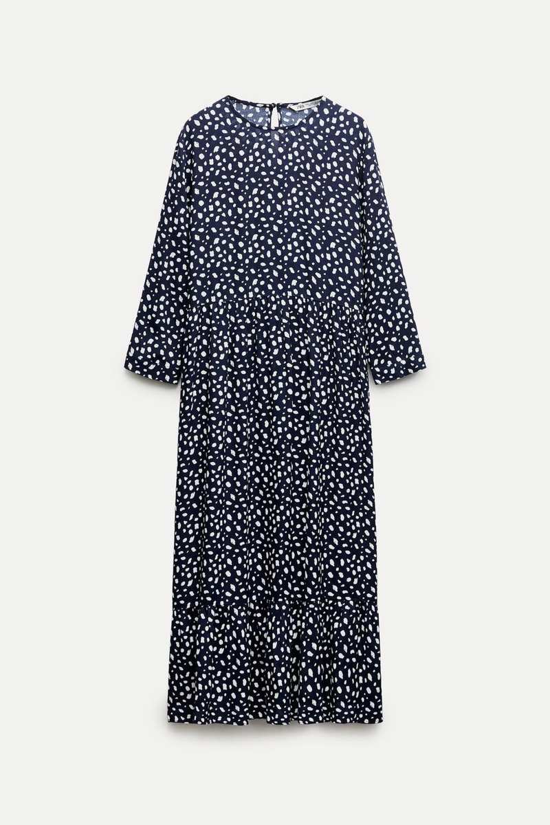 Vestido largo estampado de Zara ZW Collection 39,95 euros.jpg