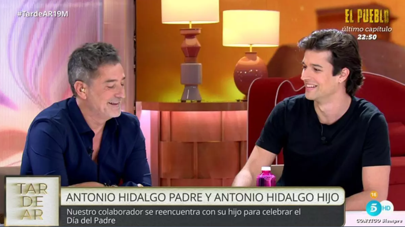 Antonio Hidalgo y su hijo en 'Tardear'